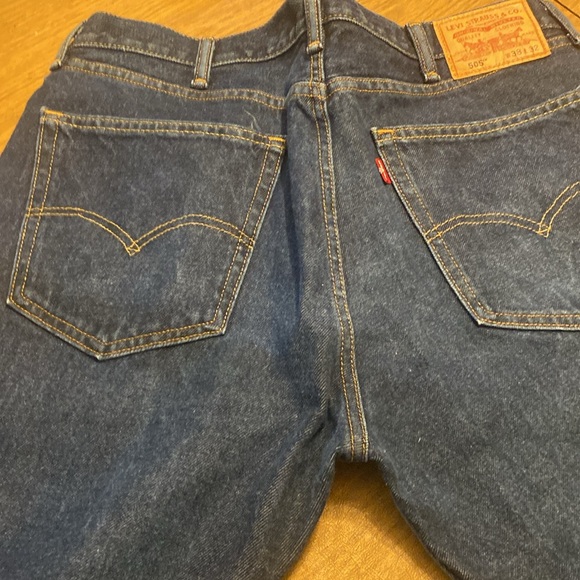 Levi 505 Mens Blue Jeans Suze 38 32 - Picture 4 of 4